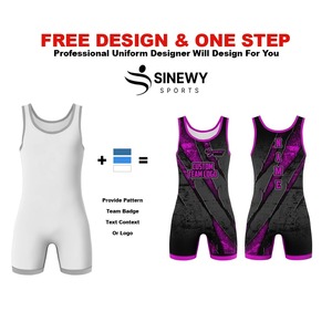 Camisetas Personalizadas de Lucha Libre, Uniformes con Impresión Completa, Serigrafía, Elásticas, de Secado Rápido, Transpirables, 100% Poliéster - Product Image 2