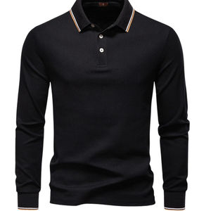 Nouveau Polo Homme 2026 à Manches Longues – Coton Respirant Premium, Confortable, Coupe Slim, Élégant, Décontracté et Durable - Product Image 6