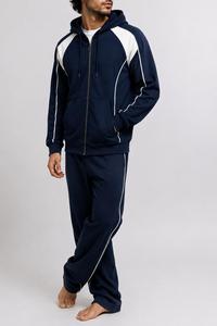 Sweat-shirt à capuche zippé pour homme, poche, 100% coton molletonné 280g, coupe classique, streetwear décontracté, écologique, séchage rapide, hiver, ODM - Product Image 5