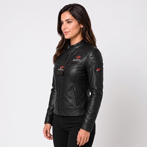 Chaqueta de Cuero para Mujer de Primera Calidad con Diseño Elegante, Forro Suave, Cierre Resistente y Ajuste Cómodo para el Invierno - Product Image 3
