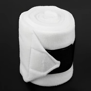 Bandages en mousse satinée pour chevaux, prix direct usine, doublure en polaire pour l'équitation, bandages équestres pour chevaux. - Product Image 3