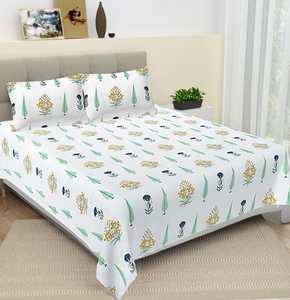 Ethnic Indian Hand Block Print Cotton <b>Bedding</b> <b>Set</b> 100% Cotton Eco Friendly Handcrafted Block Print Bedsheet With Pillow Cover - Product Image 1