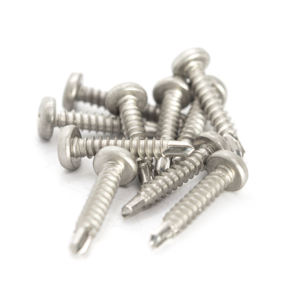 PDC Model 7.1 Pan Head Self-Drilling Point Stainless Steel (304/316/410) Metric/Inch Standard Thread Natural Finish - Product Image 5