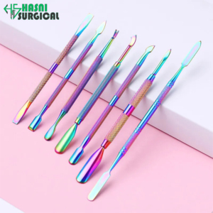 Pousse-cuticules en acier inoxydable de qualité supérieure, outil chirurgical pour éliminer les peaux mortes, manucure, pédicure, instruments chirurgicaux pour ongles - Product Image 4