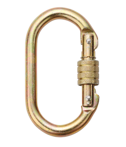 Mosquetón de Latón Sólido de Alta Resistencia con Acabado Pulido, Forma Ovalada, Gancho con Cierre, Clip Multiusos para Llavero, Bolsa, Camping, Náutica - Product Image 3