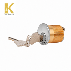 Cilindro de Cerradura de Embutir de 32 mm con Llave SX, Cromado Satinado, Estándar Americano, Herrajes de Seguridad para Puertas - Product Image 2