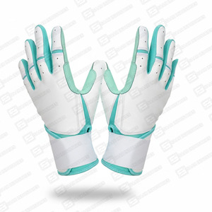 Gants de frappeurs sportifs sur mesure de qualité supérieure en Spandex/Polyester pour adultes, ambidextres, avec fermeture Velcro, pour l'entraînement, tailles XL XXL - Product Image 4