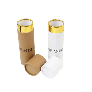 Emballage de tube en carton de qualité alimentaire en or de vente directe de haute qualité du Vietnam-imprimé personnalisé - Product Image 4