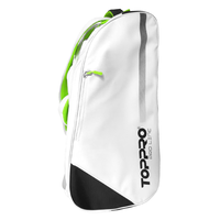 Bolsa de Pádel Unisex Moderna, Impermeable, de Poliéster 600D y 1680D, en Blanco y Negro, con Cierre de Cremallera, Solución Elegante y Práctica, China