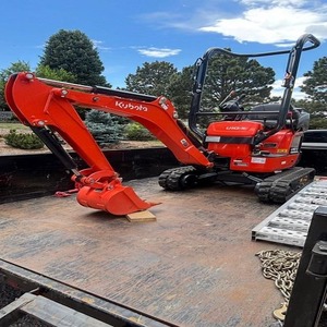 Mini-excavatrice sur chenilles Kubota U10 avec marteau, excavatrice hydraulique compacte - Product Image 4