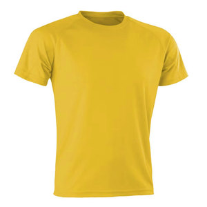 T-shirt de sport pour homme en coton 100% avec logo personnalisé, t-shirt uni à séchage rapide, tricoté, impression sur le devant, vêtements de sport décontractés - Product Image 4