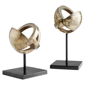 Escultura Artística Moderna de Aluminio de Lujo, Diseño Escandinavo Hecho a Mano, Decoración de Mesa para Oficina y Sala de Estar - Product Image 1