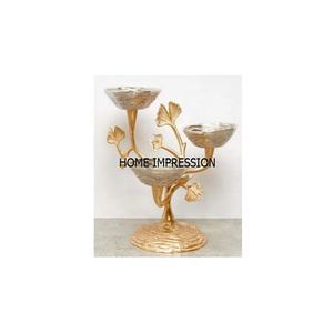 Plato de Servir de Aluminio Ecológico de Diseño Moderno con Tres Compartimentos para Postres, Frutos Secos, Chocolate y Dulces - Product Image 1