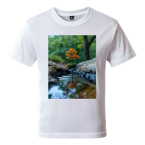 Camiseta de manga corta para hombre, personalizada, 180 GSM, talla grande, informal, sublimación, impresión DTF, 100% algodón poliéster - Product Image 1