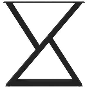 Pata de Mesa de Comedor de Acero con Recubrimiento de Polvo Negro de 31.5 Pulgadas, Patas para Muebles - Product Image 5