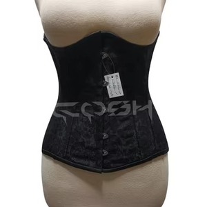 High Compression Underbust 24 Steel Boned Brocade Waist <b>Trainer</b> Corset - Product Image 3