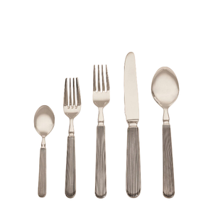 Ensemble de couverts élégants en acier inoxydable, finition miroir, compatibles lave-vaisselle, pour mariage, usage domestique et traiteur - Product Image 4