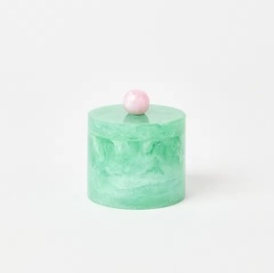 Handmade Modern Luxury Resin <b>Storage</b> canister Flip Top Lid Eco-Friendly Leak-Proof Dishwasher Safe <b>Microwavable</b> Customizable - Product Image 1