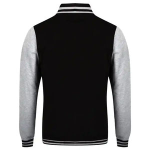 Chaqueta Varsity de Invierno Personalizada para Hombre, Chaqueta de Béisbol Universitaria Vintage de Poliéster con Cuello Alto y Logotipo Frontal, Corte Ajustado - Product Image 5