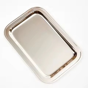 Stylish Decorative Metal Chocolate Tray for <b>Sweet</b> Dessert Serving Candy Display Tray <b>Party</b> Table Use - Product Image 1