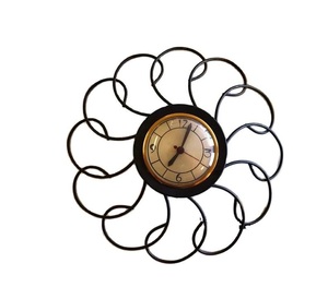 Reloj de Pared de Diseño Moderno Minimalista en Metal Negro Mate para Decoración de Dormitorio, Hogar y Sala de Estar - Product Image 2