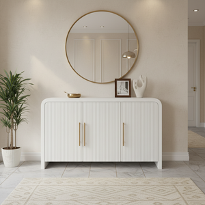 3 Doors Sideboard Coffee <b>Table</b> for Living Room Modular Sofa Set Furniture Living Room Export Quality Handcrafted Indoor OEM ODM - Product Image 3