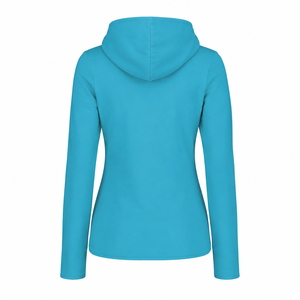 Sweat-shirt à capuche personnalisé pour femme, uni, à manches longues, pour impression et broderie - Product Image 2