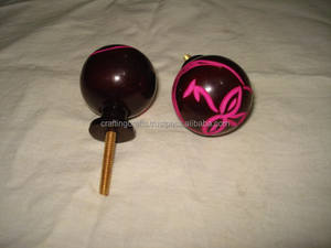 Poignée de porte moderne en résine faite à la main, style ange, demi-poignées pour poignées de placard, fabriquées en Inde, en vrac - Product Image 6