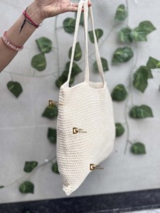 Nouvel arrivage de sacs de plage en paille de style bohème pour femmes, sac à main en crochet, sac à bandoulière en macramé pour l'été - Product Image 2