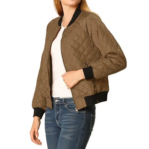 Premium Women Bomber <b>Jacket</b> Wholesale Custom <b>Lightweight</b> Casual Outerwear OEM Supplier Private Label Manufacturing - Product Image 6