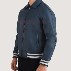 Chaqueta de cuero para hombre recién llegada, estilo con cremallera y bolsillos, moderna, elegante y cómoda, a precio de mayoreo. - Product Image 4