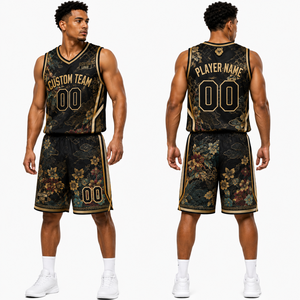 Uniforme de Baloncesto Personalizable, Conjunto de Camiseta y Pantalones Cortos Personalizados para Equipo, Fabricante y Proveedor al por Mayor, Pedidos de Fábrica - Product Image 1