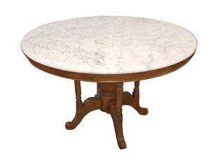 Mesa de Centro Creativa con Base de Madera y Tapa de Mármol Blanco, Nueva Llegada, Mesa de Café Creativa para Decoración del Hogar - Product Image 2