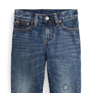 Pantalons en jean pour enfants, coton respirant, jeans décontractés, fabricant OEM, vente en gros, collection de vêtements haut de gamme, vêtements pour garçons - Product Image 5