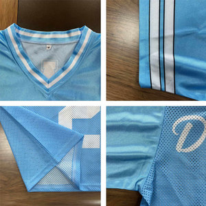เสื้อฟุตบอลตาข่ายสีแดงสำหรับผู้หญิง คอวี แขนสั้น ครอปท็อป พิมพ์หมายเลข 25 ชุดทีมสำหรับผู้ใหญ่ - Product Image 6