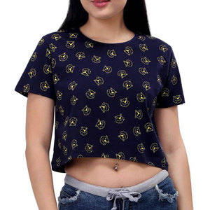 Blusas para Mujer a Precio Razonable, Top Corto, Diseño Personalizado de la Mejor Calidad, Transpirable, de Secado Rápido, Ecológico, Estilo Casual y Moderno - Product Image 1