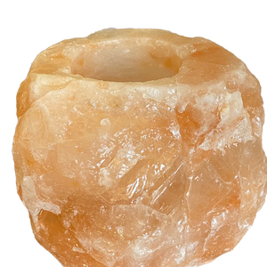 Portavelas de Cristal de Sal del Himalaya Natural, Soporte para Velas de Té de Roca Natural, Decoración Rústica para el Hogar, Adorno Decorativo para Mesa - Product Image 2