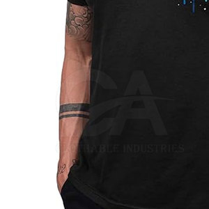 T-shirt streetwear pour homme, décontracté, imprimé graphique, en coton doux et respirant, tendance, coupe ample - Product Image 3