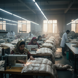 Veste matelassée en duvet RexFit Sports Premium, hiver, logo personnalisé brodé, homme/femme, OEM ODM - Product Image 4