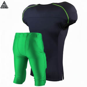 Modern American Football Uniform for Teams-Plus Size Stretchable Customizable <b>Game</b> Wear Spandex/Polyester Material - Product Image 1