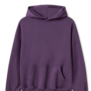 Sweat à capuche en molleton respirant avec logo frontal, en mélange de coton épais, couleur unie, hiver 2026 - Product Image 4