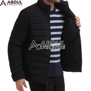 Stylish Puffer Winter <b>Jacket</b> For Men Warm Wear With Zipper Comfortable Design Ideal For Cold Weather And Street Fashion - Product Image 3