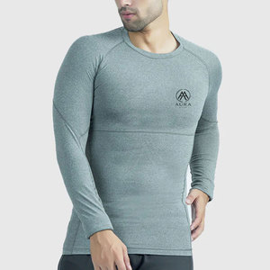 Camiseta de compresión de manga larga estampada en oferta para hombre, camisetas de compresión de primera calidad a bajo precio - Product Image 1
