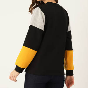 Sweat-shirt en molleton décontracté de qualité supérieure avec logo personnalisé, en coton, surdimensionné, respirant, vêtements pour femmes, vente en gros OEM - Product Image 4