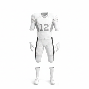 Uniforme de football américain de qualité supérieure, logo personnalisé, 100% polyester respirant, prix de gros, ensemble d'uniformes de football américain - Product Image 4