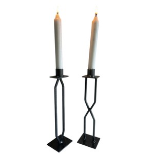 Luxury Hand Forged Hammered Copper <b>Candlesticks</b> Set Arts and Crafts Style Metal Candle Holder for Wedding Centerpiece - Product Image 4