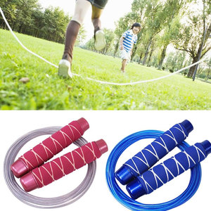 Cuerda de Saltar Ajustable de Alambre de Acero Instafit Enterprises con Mango de Espuma Azul, Cuerda para Saltar con Mango de Espuma Antienredos para Gimnasio y Entrenamiento en Casa - Product Image 6