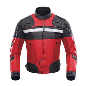 Chaqueta de Motocicleta de Cuero, Ropa Exterior Protectora para Motociclistas, Elegante, Duradera, Cómoda, de Calidad - Product Image 4