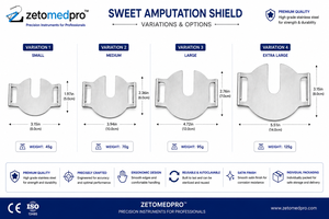 แผ่นป้องกันการผ่าตัดขาแบบ SWEET สำหรับการผ่าตัดขาแบบ Zetomed Pro - Product Image 4