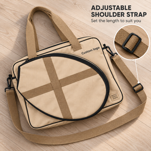 Bolsa de Raqueta de Squash Rexfit Sports con Logotipo Personalizado, Compartimento Frontal con Cierre Curvo, Asa Superior y Correa de Hombro Ajustable - Product Image 5